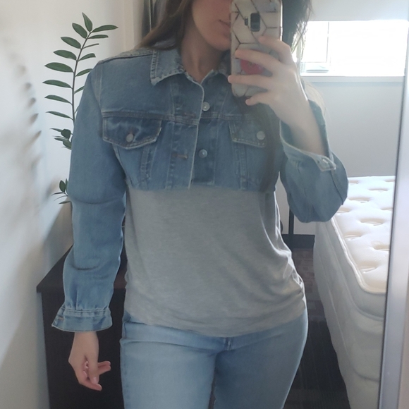 Vintage Levi's Cropped Denim Jacket - Picture 6 of 8